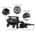 XPOWER A-16 Profi-Autotrockner Gebläse mit fahrbarem Dock – Bild 6