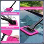 47-teiliges Autodetailing-Set mit Staubsauger – Rosa – Bild 8