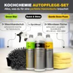Koch Chemie Autopflege-Set 3x1L – Green Star, Snow Foam & Shine – Bild 2